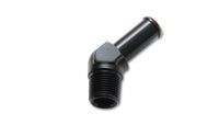 Vibrant 1/2 NPT to 5/8in Barb Straight Fitting 90 Deg Adapter - Aluminum