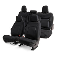 Covercraft 19-24 Dodge Ram 1500 Leatherette PrecisionFit Custom Front Row Seat Covers - Black