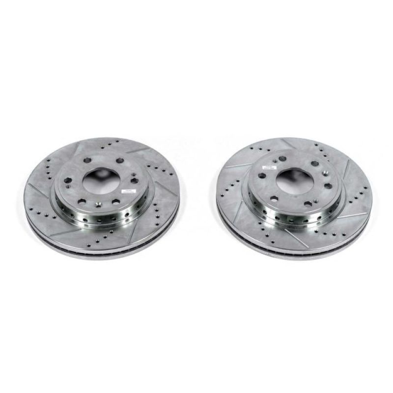 PowerStop Power Stop 08-19 Chevrolet Tahoe Front Evolution Drilled & Slotted Rotors - Pair
