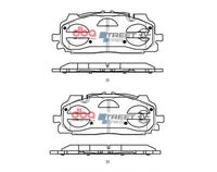 DBA 19-21 Audi A8 Quattro (w/375mm Front Rotor) Front SSEV Street Series Brake Pads