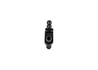 Fleece Performance Universal 3/8in Aluminum Y Barbed Fitting (For -6 Pushlock Hose) - Black Anodized