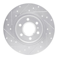 R1 Concepts R1 06-06 Buick TERRAZA Rear Right Drilled & Slotted Silver Brake Rotor