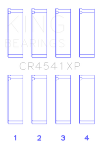King Engine Bearings Honda F23A/F23Z/K20A3/16V (Size +0.50mm) Connecting Rod Bearing Set