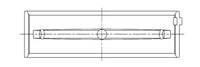 ACL Subaru EJ20/EJ22/EJ25 (For Thrust in #5 Position) 0.027mm Oversized High Performance Main Bearin