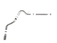 aFe Large Bore-HD 4in 409 SS DPF-Back Exh 18-19 Ford F-150 V6-3.0L (td) w/ Polished Tip