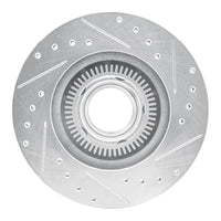 R1 Concepts R1 93-94 Ford Explorer Front Left Drilled & Slotted Silver Brake Rotor