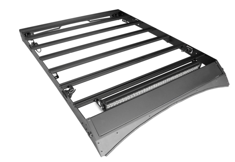 Cali Raised LED Cali Raised 14-21 Toyota Tundra Crew Max Premium Roof Rack - 52 In Dual Row Spotam/No Light