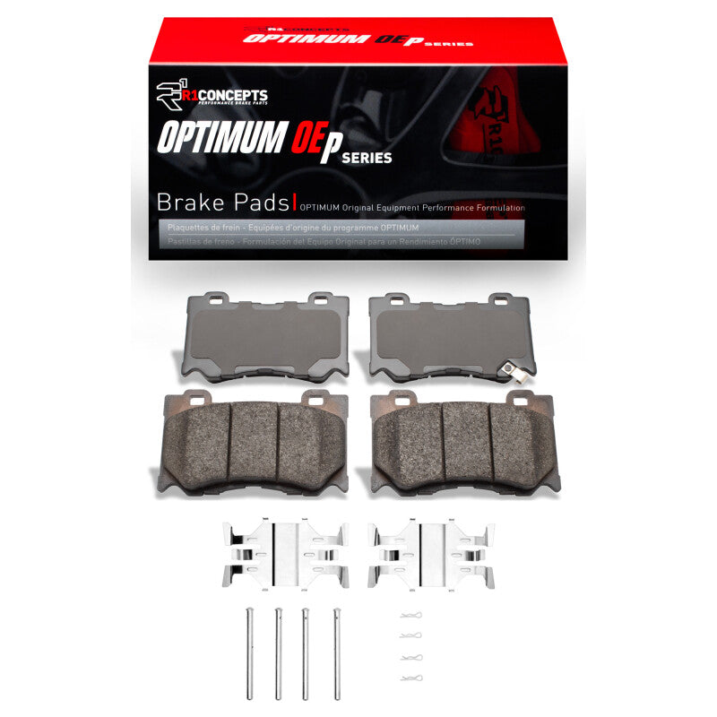 R1 Concepts R1 2008-2025 Infiniti FX50 Front R1 Optimum OE Pads & Hardware Kit