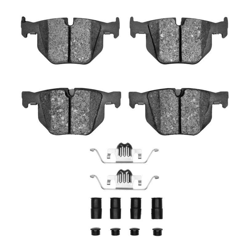 R1 Concepts R1 07-19 BMW X5 Rear Semi Met Pads & Hardware Kit