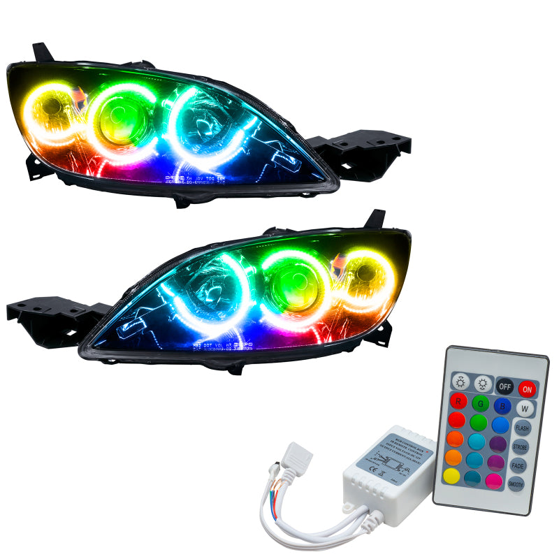 ORACLE Lighting Oracle 04-09 Mazda 3 SMD HL - Hatchback - Halogen Style - ColorSHIFT w/ Simple Controller