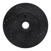 R1 Concepts R1 79-91 Ford Country Squire Front Right Drilled & Slotted Black Brake Rotor