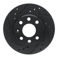 R1 Concepts R1 88-20 Chevrolet SPARK (Mexico) Front Left Drilled & Slotted Black Brake Rotor