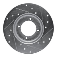 R1 Concepts R1 74-84 Ford COURIER (USA/Canada) Front Left Drilled & Slotted Silver Brake Rotor