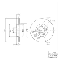 DFC 99-14 Acura TSX Front Brake Rotor