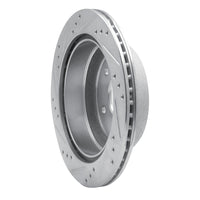 R1 Concepts R1 1998-2005 Chevrolet Blazer Rear Right Drilled & Slotted Silver Brake Rotor