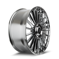 Touren 3610 TR10 24x10 / 6x135/139.7 BP / 25mm Offset / 87.1mm Hub Chrome Wheel