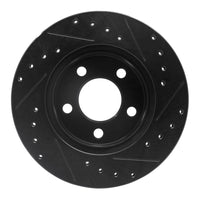 R1 Concepts R1 95-02 Ford Ranger (USA/Canada) Front Left Drilled & Slotted Black Brake Rotor