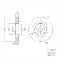 DFC 09-15 Cadillac CTS Front Brake Rotor