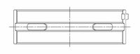 ACL Toyota/Lexus 2JZGE/2JZGTE 3.0L 0.25 Oversized High Performance Main Bearing Set - CT-1 Coated