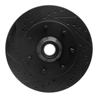 R1 Concepts R1 97-04 Ford F-250 2WD (Excl Super Duty) Front Left Drilled & Slotted Black Brake Rotor