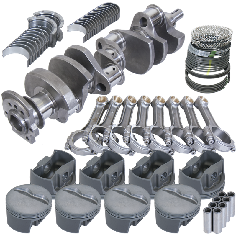Eagle Chevy 350 3.750in Crank 5.700in I-Beam Rods -5cc Flat Top 4.060in Pistons Rotating Assembly