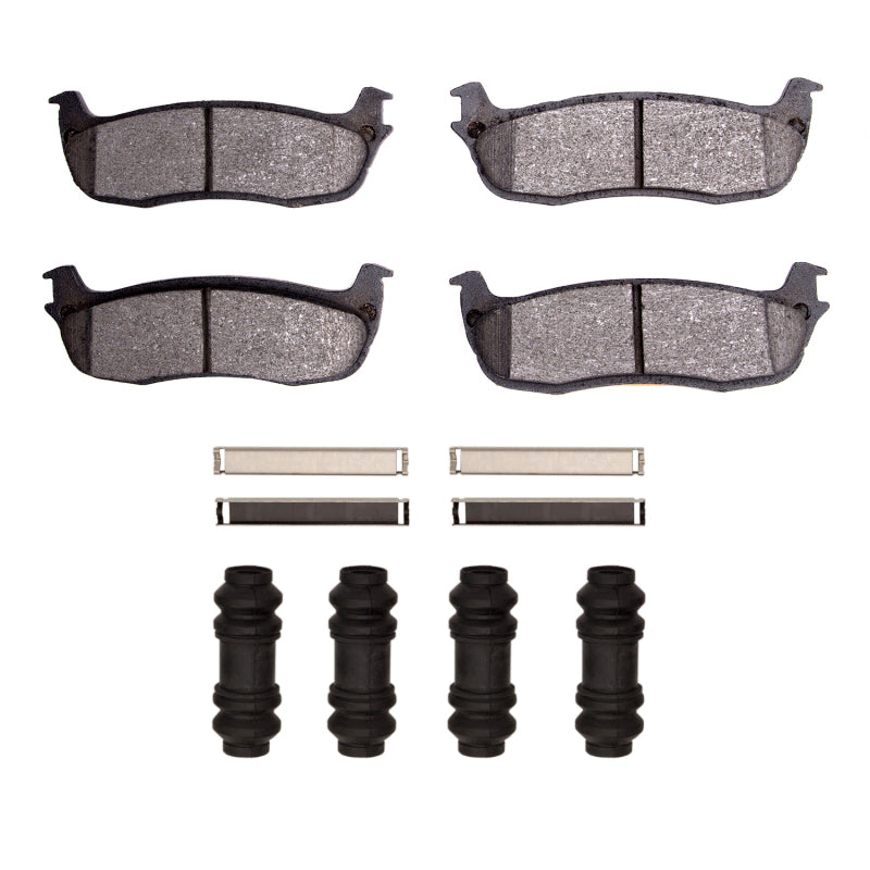 R1 Concepts R1 1997-2011 Ford F-250 2WD (Excl Super Duty) Rear R1 Semi Met Pads & Hardware Kit