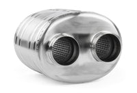 APR Premium Sound Absorption Muffler - Dual 63.5mm (2.5in) - Oval Body 220mm x 169mm x 211mm