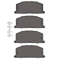 R1 Concepts R1 92-99 Toyota Tercel Front R1 Optimum OE Brake Pads