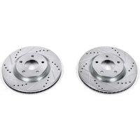 PowerStop Power Stop 08-13 Nissan Rogue Front Evolution Drilled & Slotted Rotors - Pair