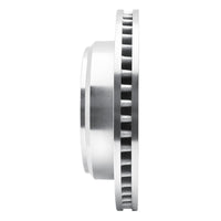 R1 Concepts R1 08-25 Ford E-150 Rear Left Drilled & Slotted Silver Brake Rotor