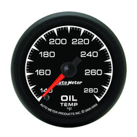 Autometer ES 52.4mm 140-280 Degree F Oil Temperature Gauge