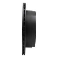 R1 Concepts R1 88-95 Nissan Pathfinder Rear Right Drilled & Slotted Black Brake Rotor