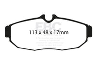 EBC Racing 05-10 Ford Mustang (5th Gen) RP-1 Race Rear Brake Pads