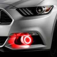 ORACLE Lighting Oracle Ford Mustang 15-20 WP LED Projector Fog Halo Kit - ColorSHIFT