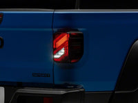 Raxiom 20-23 Jeep Gladiator JT Axial Series LED Tail Lights- Black Housing (Smoked Lens)