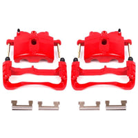 PowerStop Power Stop 00-04 Cadillac DeVille Front Red Calipers w/Brackets - Pair