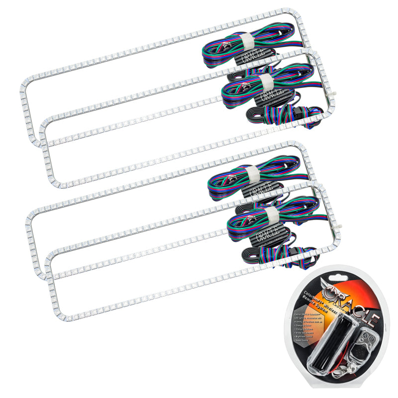 ORACLE Lighting Oracle Chevrolet CK 87-99 Dual Halo Kit - ColorSHIFT