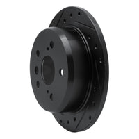 R1 Concepts R1 02-08 Lexus ES300 Rear Left Drilled & Slotted Black Brake Rotor