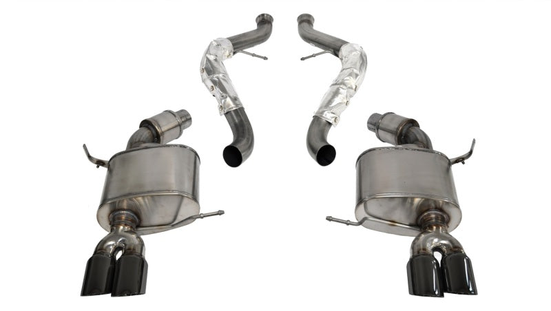 CORSA Performance Corsa 2008-2012 BMW M3 E90 Black Sport Cat-Back Exhaust