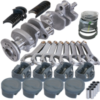 Eagle Chevy 350 3.750in Crank 6.000in H-Beam -16cc Inv Dome 4.040in Pistons Balanced Assembly