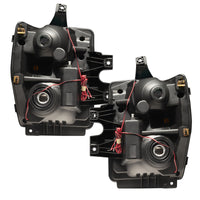 ORACLE Lighting Oracle 08-10 Ford F250/350 Pre-Assembled Halo Headlights - Chrome Housing - ColorSHIFT