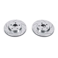 PowerStop Power Stop 2005 Buick LeSabre Front Evolution Drilled & Slotted Rotors - Pair