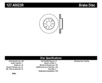 StopTech 96-00 Honda Civic DX/HX Coupe/90-00 Civic DX/LX Sedan Slotted & Drilled Right Front Rotor