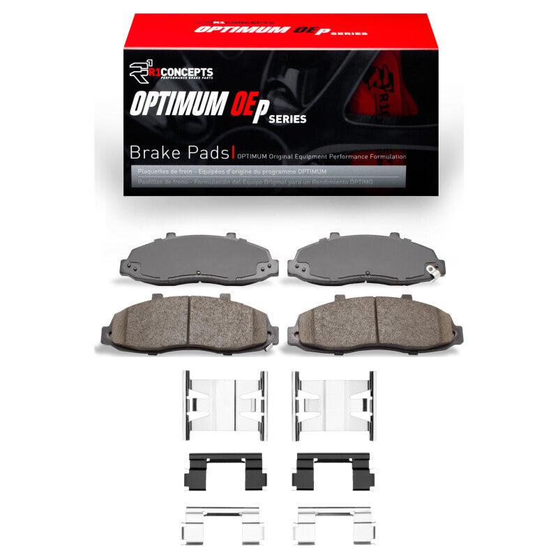 R1 Concepts R1 97-04 Ford F-150 RWD Front Optimum OE Pads & Hardware Kit