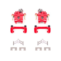 PowerStop Power Stop 92-01 Honda Prelude Rear Red Calipers w/Brackets - Pair