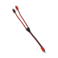 DS18 Level 2 RCA Wire Y Connector 1 Male to 2 Female