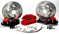 Baer Brakes 1970 Ford Fairlane STD Studs 13in Track4 Front SDZ Brake Kit - Grabber Blue