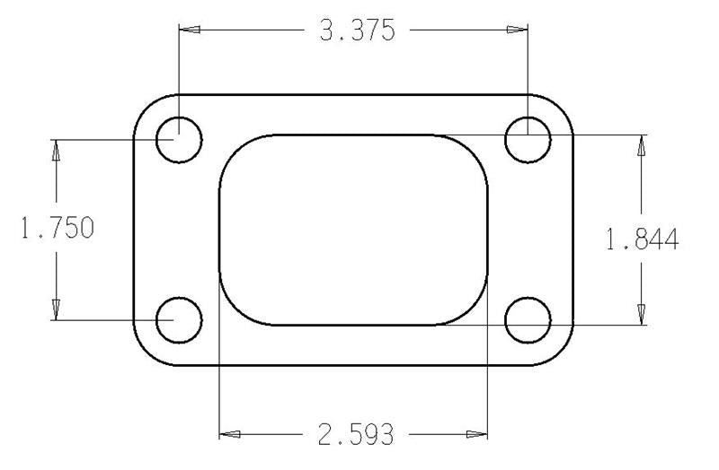 Cometic Gasket Cometic Turbo FLG T3/T4 Turbine Inlet Exhaust Gasket
