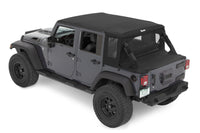 Bestop 07-18 Jeep Wrangler JK 4-Door Halftop Conversion Kit (Black Diamond)