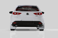 Rally Armor 19-26 Mazda3 Hatchback Black UR Mud Flap w/Dark Grey Logo